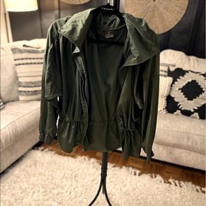 Like-new Calia olive rain jacket